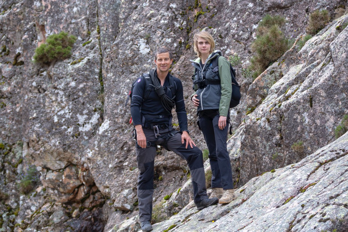 明日夜11時は #ランニング・ワイルド SNSで絶大な人気を誇るスーパーモデルのカーラ ・デルヴィーニュとベア・グリルスがサルデーニャ島の山岳地帯へ⛰標高1800メートルの頂で大冒険します👊カーラの声は #沢城みゆき さんが担当✨  12月1日(火) 夜11時放送 https://t.co ..., image size:1200x800