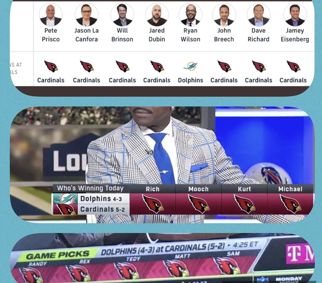 Claudial1983's tweet photo. Love proving the “experts” wrong. Keep sleeping on us, we gone creep in the NFL and take over!!! 😤🐬⬆️ And my man @ryanwilsonCBS you’re a KING today 🤴🏼 #MIAvsAZ #MiamiDolphins https://t.co/wvACzY5Ono