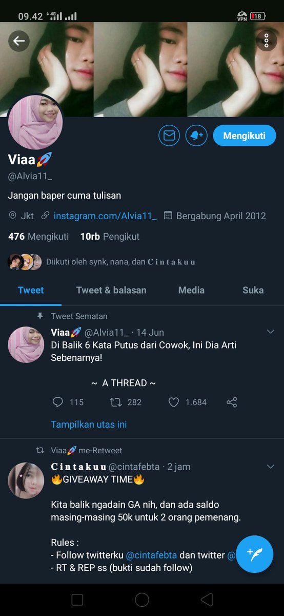 silvirtz's tweet photo. @cintafebta @Alvia11_ Males ikut GA ga pernah menang 😭 https://t.co/QUTOYHozOm