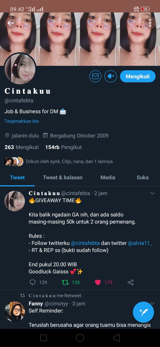 silvirtz's tweet photo. @cintafebta @Alvia11_ Males ikut GA ga pernah menang 😭 https://t.co/QUTOYHozOm