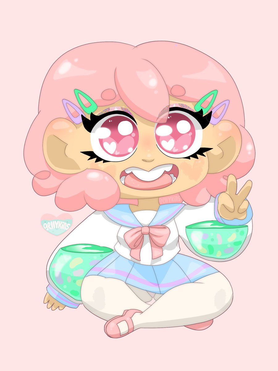 i wanna make this into a pillow ee 

#art #ArtistOnTwitter #OC #cute