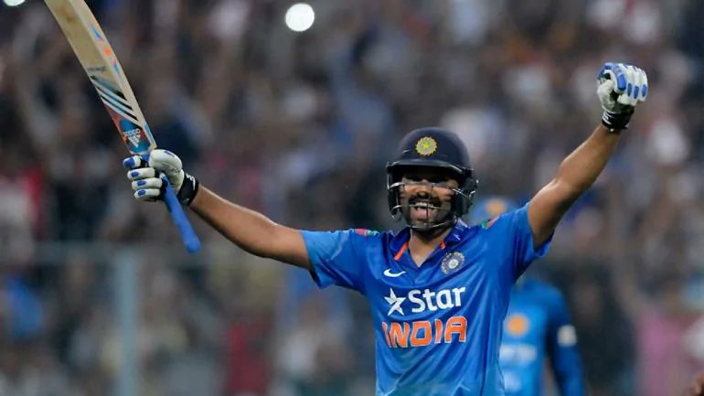 nvplaycricket's tweet photo. #onthisday Kolkata 2014: Rohit Sharma struck 264 off 173 balls to shatter the world record for highest individual score in ODIs - and he still holds the top spot!🥇 

#cricket #worldrecord #cricketlove #cricketfever https://t.co/M2giXKn5LI