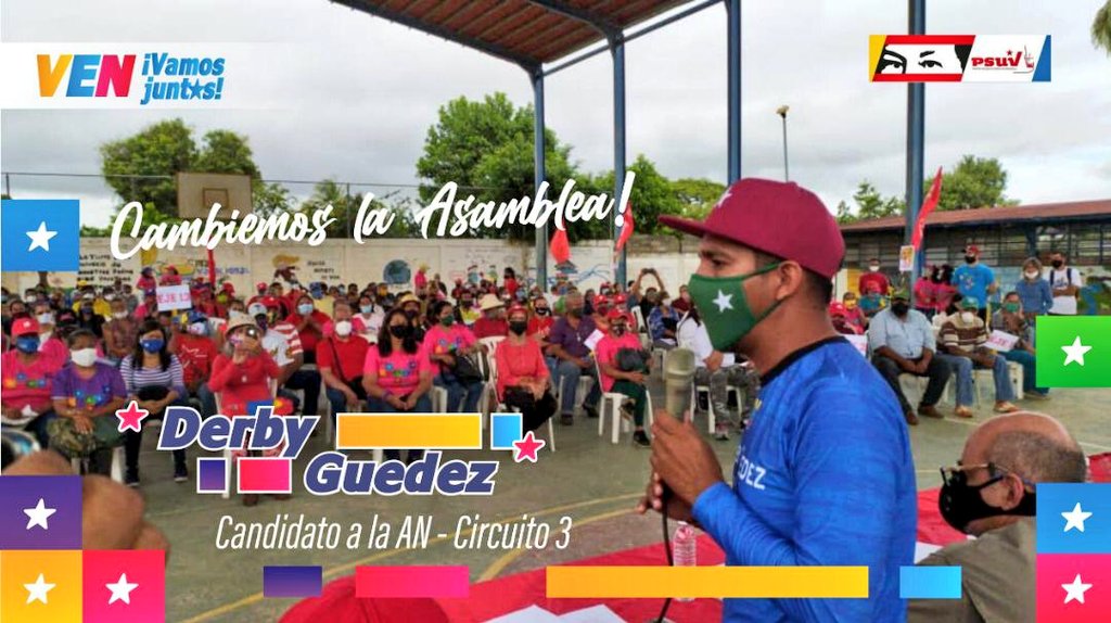 #09Nov Se realizó en despliegue territorial en el municipio Palavecino,  junto a los candidatos y candidatas de la patria. Donde ratificaron el compromiso con la revolución.  <a href="/PartidoPSUV/">PSUV</a> <a href="/taniapsuv/">Tania Valentina Díaz</a> <a href="/NicolasMaduro/">Nicolás Maduro</a> <a href="/MirnaT_Vies/">Mirna TERESA Vies de Alvarez</a> <a href="/GuedezDerby/">Derby Guedez</a> <a href="/gestionperfecta/">Carmen Meléndez</a> @ConcejalEloyRoj