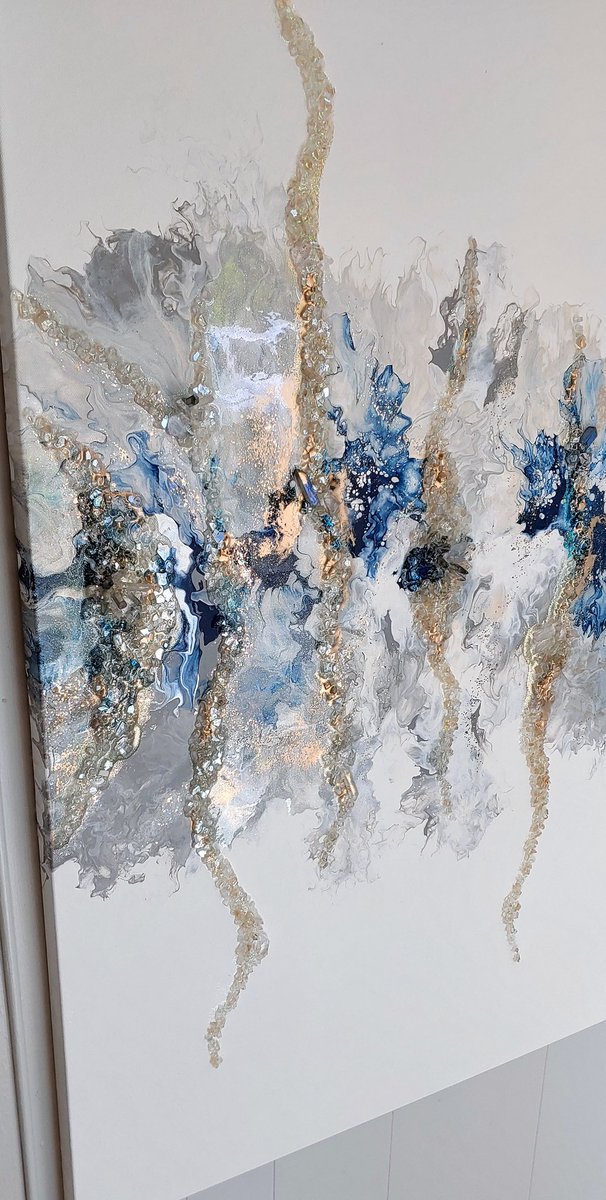 Qzdesigngallery's tweet photo. Dazzling blue and white giving me snowy winter vibes 🤍 Resin and mixed media on canvas! #interiordesign #modernart
#autumn #artshare #ArtistOnTwitter
#fineart #BlueArt #ihearttally
https://t.co/DedwQu3Lx8 https://t.co/CFAZd8BEOY