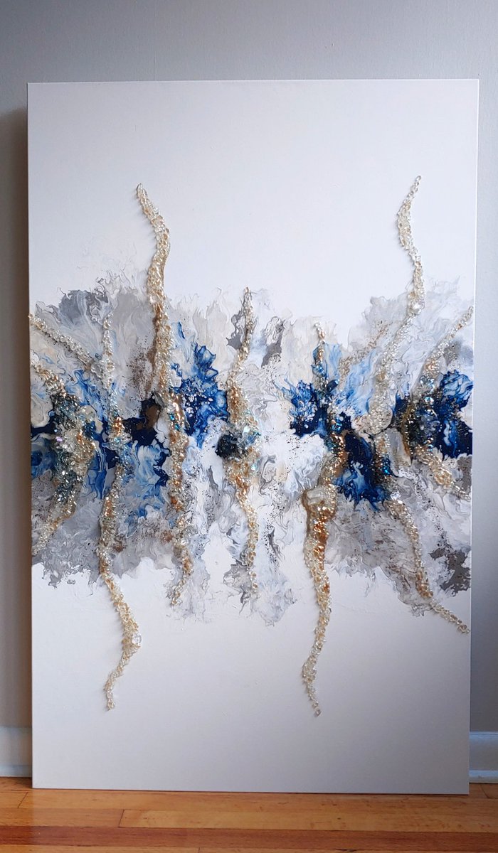 Qzdesigngallery's tweet photo. Dazzling blue and white giving me snowy winter vibes 🤍 Resin and mixed media on canvas! #interiordesign #modernart
#autumn #artshare #ArtistOnTwitter
#fineart #BlueArt #ihearttally
https://t.co/DedwQu3Lx8 https://t.co/CFAZd8BEOY