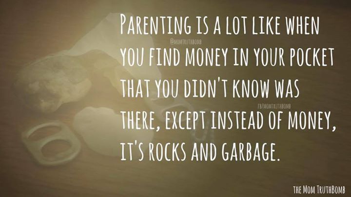 Hahaha, or Legos and tiny things the baby could choke on! What do you find in your pockets?