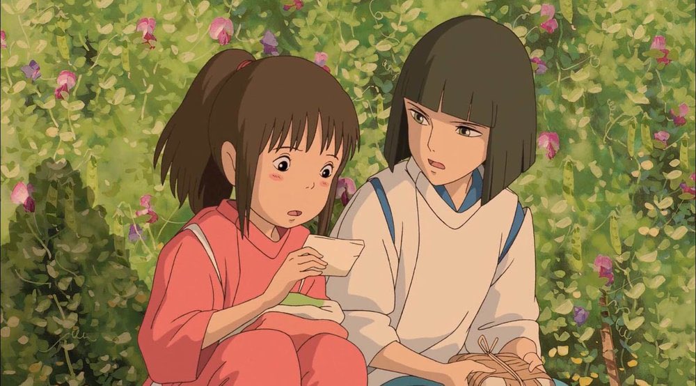 spirited away (2001)i really really really appreciate this movie and it’s storyline, there’s something so beautiful and comforting about ghibli movies, watch them all