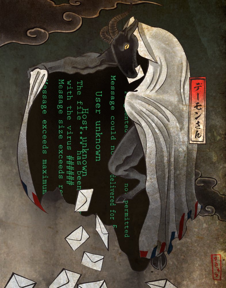 さきゅう 本量産中 デーモンさんにメールを送られた人が結構いるみたいなので解説 メーラーデーモン Mailer Daemon さんの正体はアドレスを間違えてる 受信拒否 サーバーがエラーを起こしてる ファイルがデカ過ぎるなど色んな理由からメールが正常に