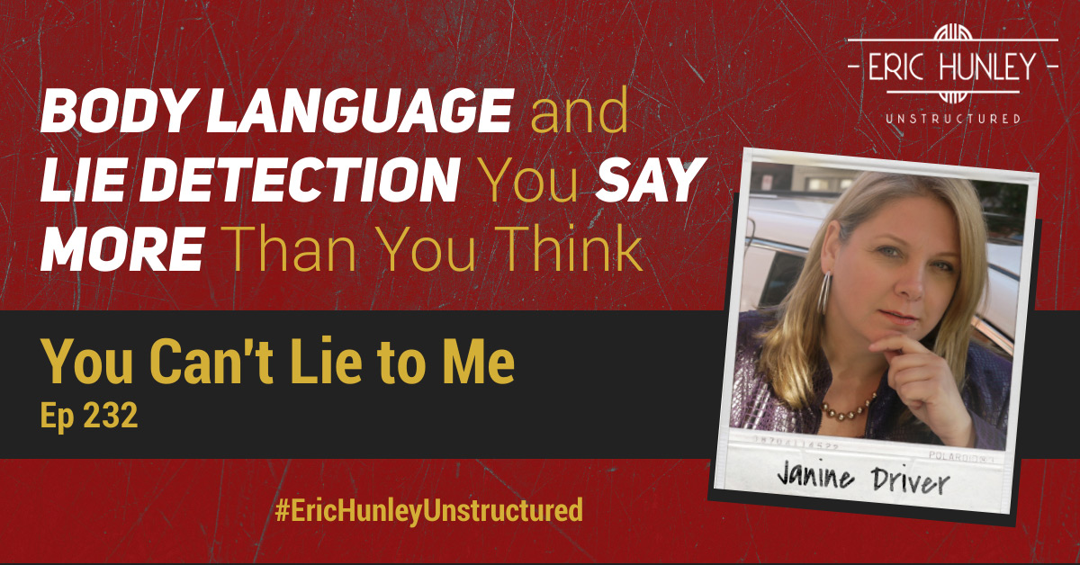unstructuredp's tweet image. Janine Driver is the Celebrity Lie Detector unstructuredpod.com/janine-driver-… Via @hunleyeric it's time to #Discover the #UnstructuredPod #EricHunleyUnstructured. Exploring human behavior and its consequences...