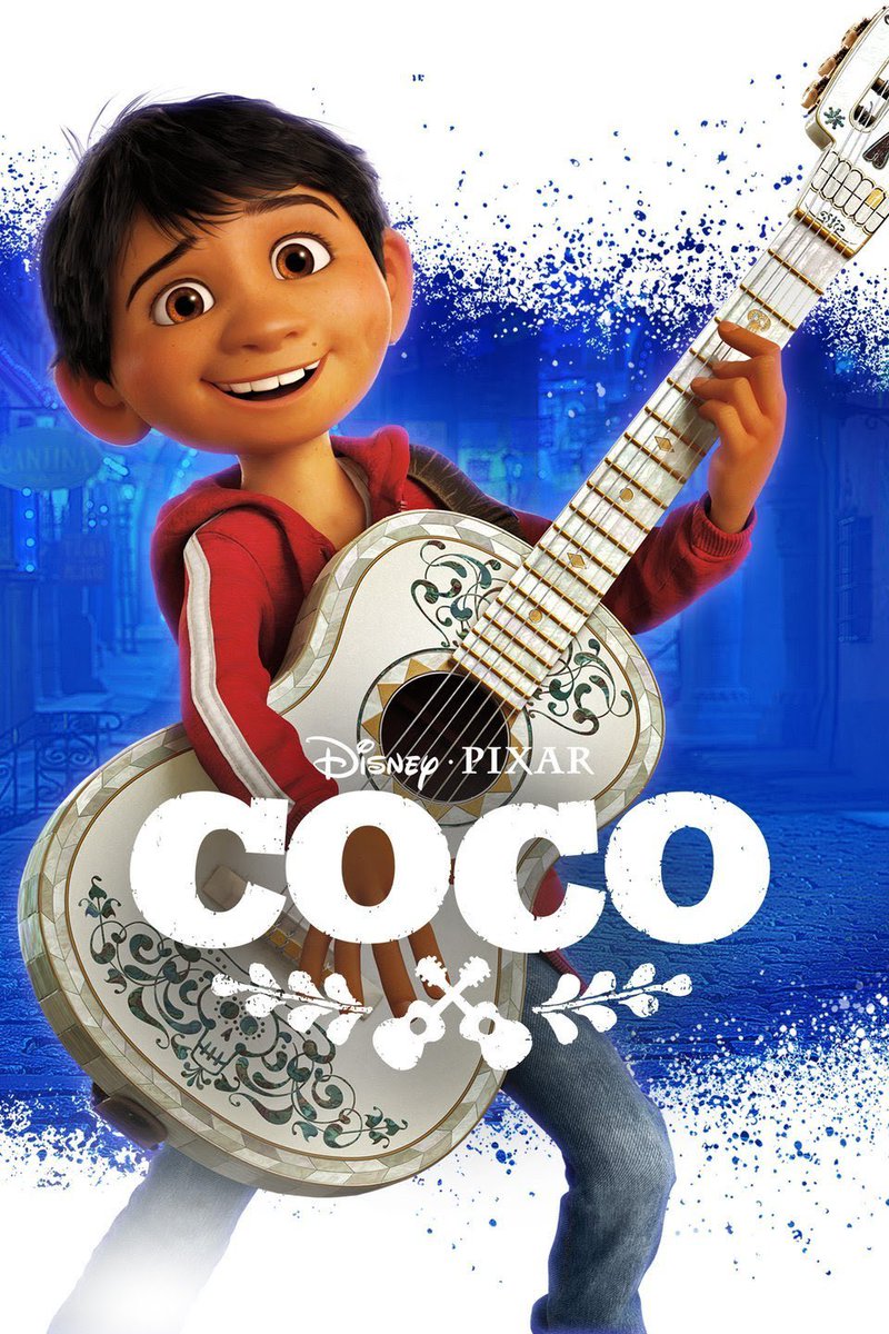 coco (2017) quite possibly one of the best disney movies ever made, it deserves all of the recognition in the world, beautifully written and such a lovely storyline. dante and miguel are my babies