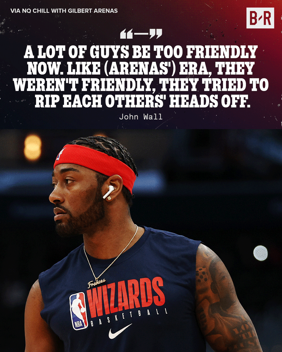 BleacherReport's tweet photo. John Wall thinks today's NBA has gotten too nice. https://t.co/jQlKy4Gx5N
