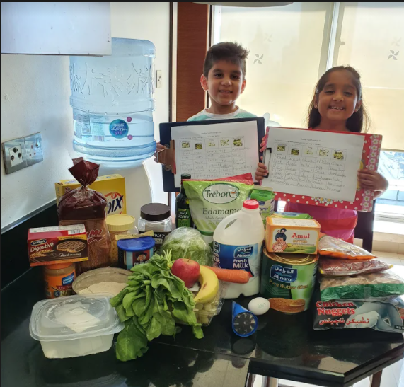 WPS_Year2's tweet image. Shreya and Shashwat have done a brilliant job on their homework this week by sorting foods into the correct food groups. #WPSScience #WPSHomeLearning