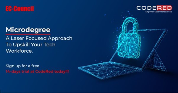 ECCOUNCIL's tweet image. Master advanced cybersecurity skills with the modern flexibility of self-paced learning and practical hands-on labs.
Register with CodeRed today for a free 14-days trial: lnkd.in/ewpiduS
#cybersecuritycourses #cybersecuritylearning #informationsecurity #codeRed