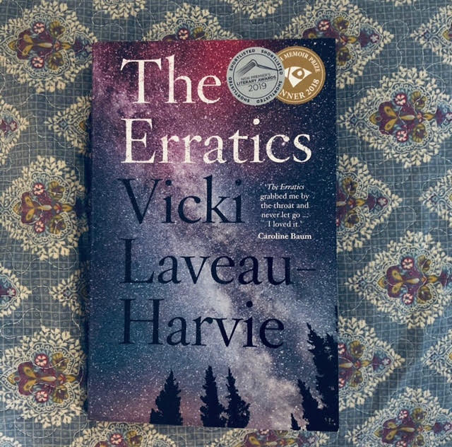 The Erratics, by Vicki Laveau-Harvie  @HarperCollinsAU A memoir about parents, and how the way we treat them at their end is wrapped up in our own beginnings. Poetic, funny, and grim as f%%% – which makes it just my kind of book.