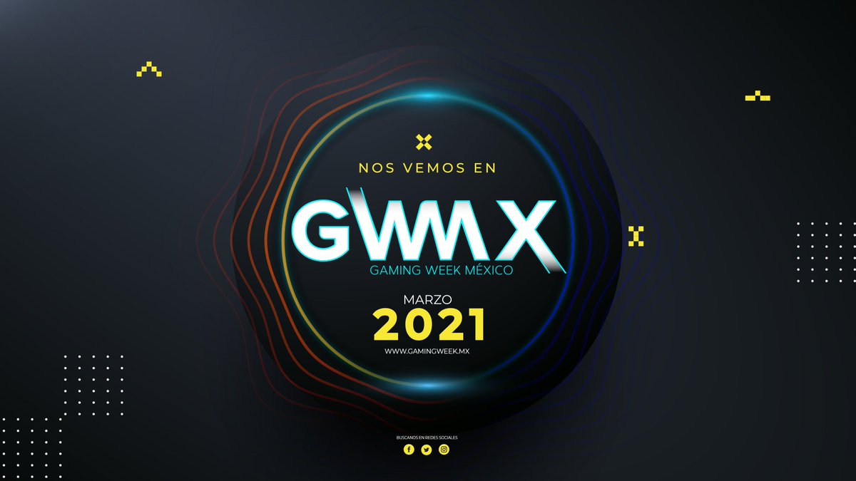 GamingWeekMX's tweet photo. ¡Gracias a todos los que, de alguna manera u otra, fueron parte de #GamingWeekMX !
Estamos felices de anunciar que nos vemos de vuelta en Marzo 2021.
¡Espérenlo! 🎮🕹️👾 https://t.co/CODi15WBNq
