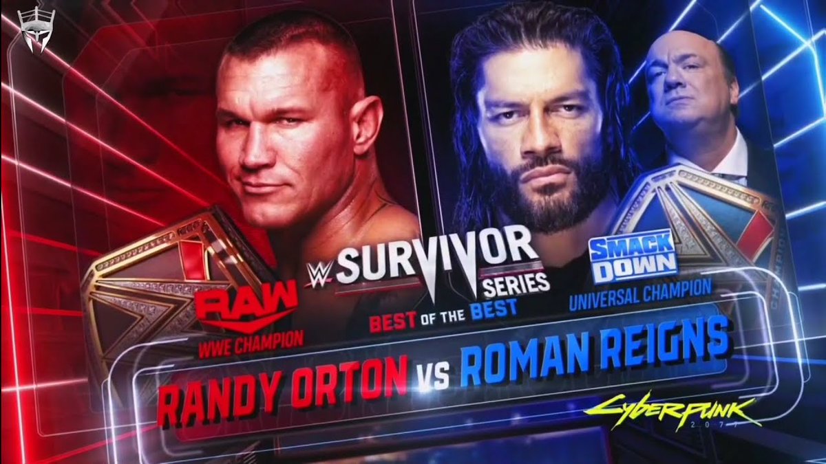 Orton vs. Reigns: Who is the MVP of Survivor Series?As its currently set, WWE and Universal Champions, Orton and Reigns are set to collide in a head to head Champion vs. Champion battle for who's the Best of The Best between the two champions, but its much bigger than that.