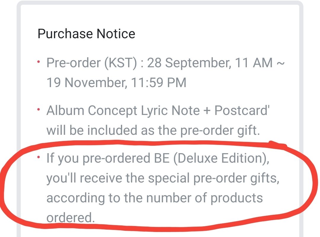@dearIykoo @nochuvely @BTS_twt oh no you will get it per album dont worry! people were misunderstanding what was written before, they clarified it in the notice