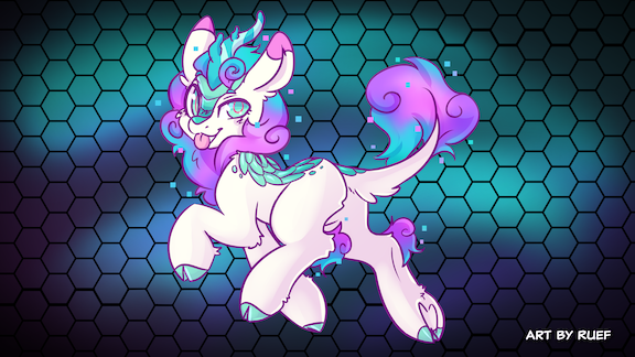 FizzyPCF's tweet photo. Hi everypony, Fizzy Glitch here!
I want to thank you all for making my first Ponyville Ciderfest so special! ^_^
And in case you're wondering, I'm sticking around! I'll see you for PVCF21!
An extra big thanks to @Ruefers for drawing this awesome picture of me! <3
#PVCF20 https://t.co/hBrEdmAtWz