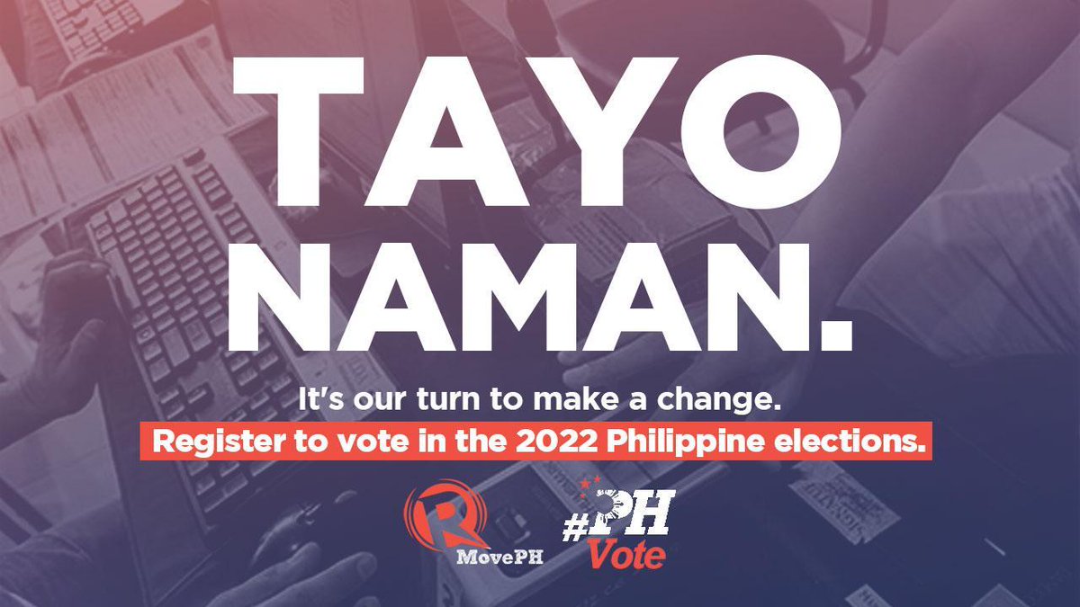 rapplerdotcom's tweet photo. Joe Biden's victory over Donald Trump in the US presidential elections is a reminder to Filipinos that every vote counts. #PHvote 

One simple action can make a difference. REGISTER TO VOTE in the 2022 Philippine elections. 

Here's how: https://t.co/XnuK7Sd4pC https://t.co/Ke8qJPkeOH