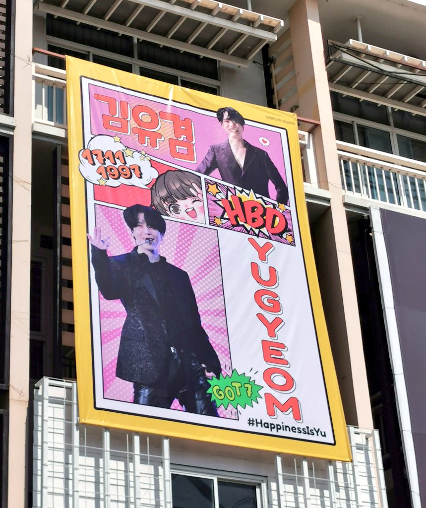 AmPere0509's tweet photo. มาเชียงใหม่พอดี เลยมีโอกาสแวะมาถ่ายป้ายน้องคยอม พาน้องแบมมาต้วย ป้ายใหญ่และน่ารักมากกกกกกกกก ใครอยู่หรือแวะมาเที่ยวเชียงใหม่อย่าบืมแวะมาเน้อะ #HappinessIsYu 😊💕
ปล. อดเจอเลย @kiiloegyeom @iampinklanna @NamiieT
#HappyYugyeomDay
#Yugyeom #유겸
#GOT7 #갓세븐 https://t.co/dcKxFmOvDR