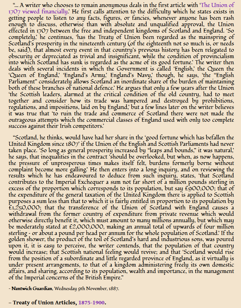 FlikeNoir's tweet photo. 9th of November
#OTD #OnThisDay #ScottishHistory #TreatyOfUnion #FinancialCost #ScotlandInUnion #SameOld #Centralisation
https://t.co/s65zNz411U https://t.co/7ON0v2gM1y