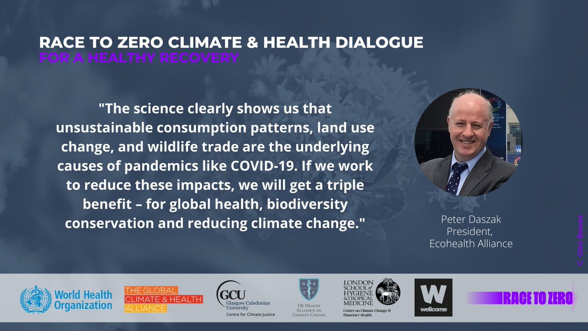 Look forward to tomorrow's <a href="/WHO/">World Health Organization (WHO)</a> "Race for Nature &amp; Health" event - register here: who.zoom.us/webinar/regist…