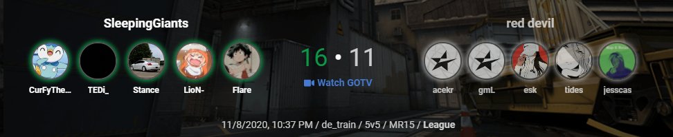 SleepingGiantGG's tweet photo. /. /. GG'S TO "red devil" 16-11

/. /. WE WIN THE FIRST B/O 3 IN ESEA IM PLAYOFFS

/. /. #SGESTRONG 

/. /. WE DONT GET CAUGHGT LACKING ON TRAIN

/. /. FOLLOW THE BOIZ 

@AydanHare
@LioNN_S
@TEDiCSGO
@CurFythefriend
gavin.static ON INSTA

/. /. S/O TO @CompSpiral @Kal_ult https://t.co/BO1nrHfPKx