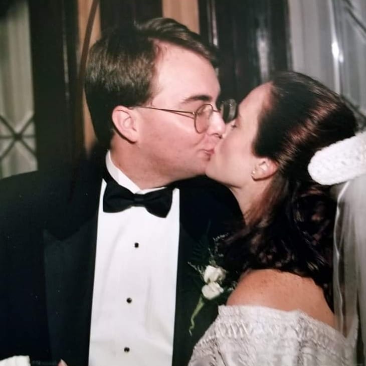 Shannonf115's tweet photo. What were you doing 23 years ago? I was marrying the man of my dreams! I love you, Wes! https://t.co/avQzvWYkHe