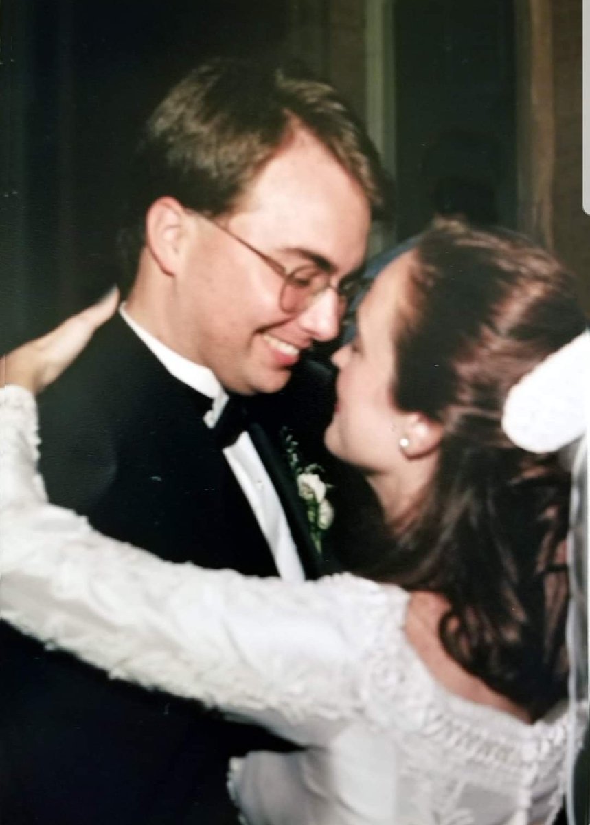 Shannonf115's tweet photo. What were you doing 23 years ago? I was marrying the man of my dreams! I love you, Wes! https://t.co/avQzvWYkHe