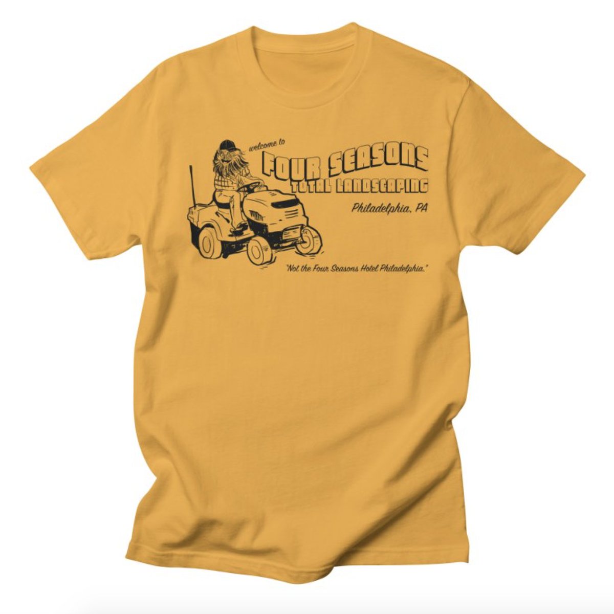 SHIRTS ARE BACK! I will be working directly with Threadless to get money directly to voting charities(the ones mentioned earlier)!! However, I am still refusing to offer shirts on black, out of respect for the beautiful oranges of Gritty's fur. Thank you.  https://shopclass.threadless.com/designs/four-seasons-total-landscaping/