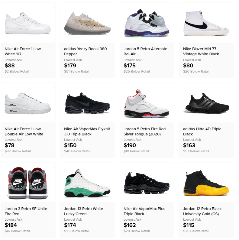 stockx alternate bel air