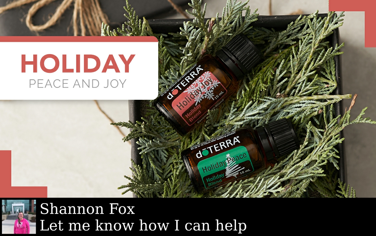 TheFoxFleet's tweet photo. Doterra Holiday Peace and Joy are now available. Go ahead, try them both! https://t.co/mkfuUhNGXT