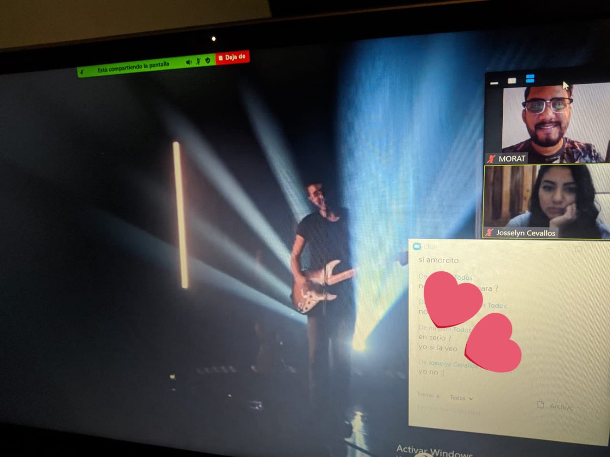 Amor y conciertos en tiempos de covid 🙂❤️
<a href="/MoratBanda/">Morat</a> en el Live Event de la app <a href="/RappiPay/">RappiPay Colombia</a>