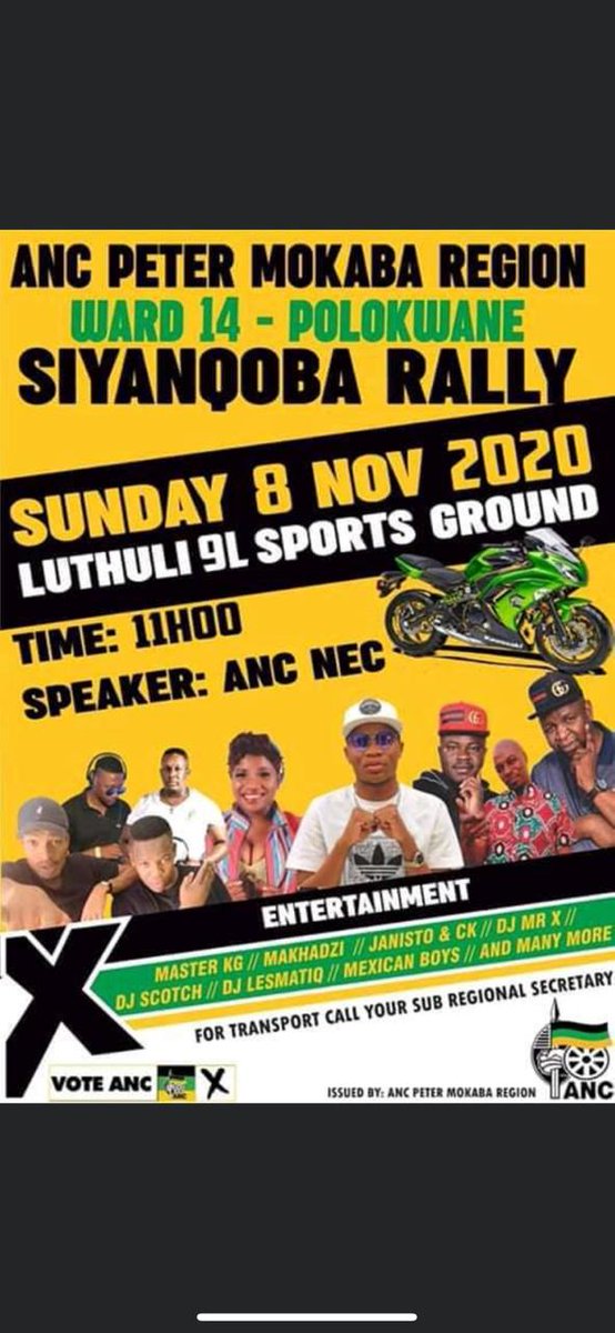 UltraEvent's tweet photo. Outdoor events are limited to 500 pax with  full social distancing and with mandatory masks 250 pax indoor
In the event industry we have been without work for 8 months barely hanging on and 
The ANC does this!
#LightSAred 
#flightcasemovement https://t.co/Q2YPAMshNI