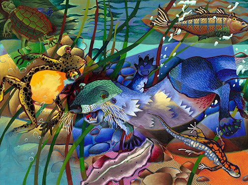 trowzersAkimbo's tweet photo. I'm honored 2 join "A Sense of Place” gallery. It's the best place to see what I'm up to or purchase my work, in Fresno.
Please stop by and take a look!
#abstractart #representationalart #otters #apples #sentinelrock #blueheron #trowzersx #asenseofplace #painting https://t.co/JDKK222iaN