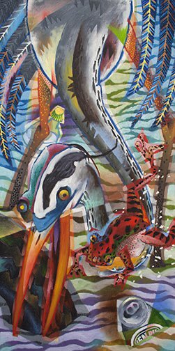 trowzersAkimbo's tweet photo. I'm honored 2 join "A Sense of Place” gallery. It's the best place to see what I'm up to or purchase my work, in Fresno.
Please stop by and take a look!
#abstractart #representationalart #otters #apples #sentinelrock #blueheron #trowzersx #asenseofplace #painting https://t.co/JDKK222iaN