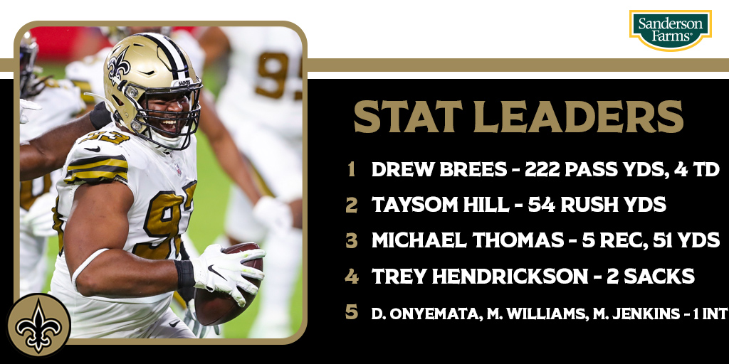 Saints's tweet photo. Playmakers ALL OVER tonight 🔥

@Sanderson_Corp | #NOvsTB https://t.co/5KWgiX51PL