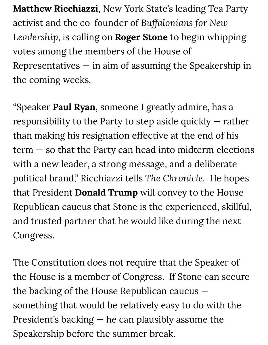 It’s probably also worth pointing out that the publisher of the Buffalo Chronicle is a Tea Party activist who in 2018 encouraged Roger Stone to run for Speaker of the House. https://buffalochronicle.com/2018/06/09/roger-stone-should-run-for-speaker-of-the-house-says-tea-party-leader/