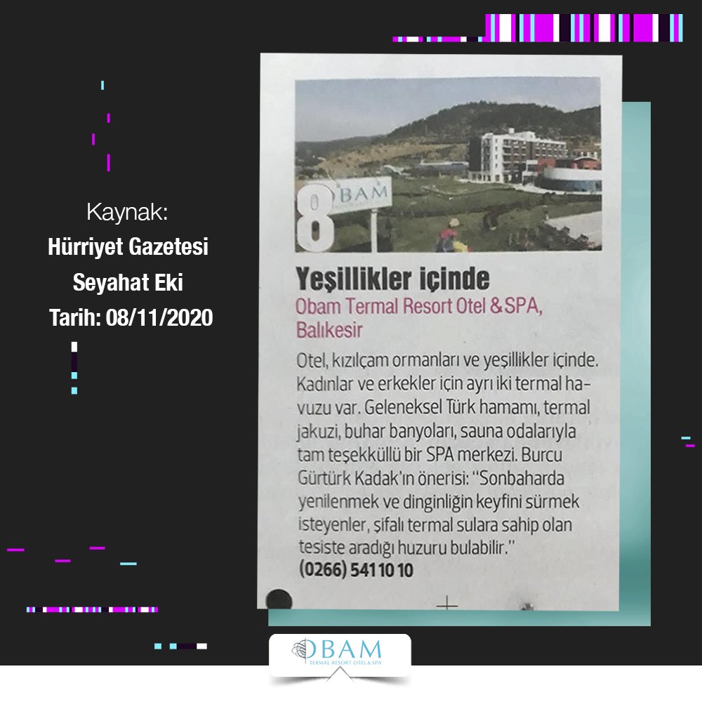 obamtermal's tweet photo. Suyunda sağlık,doğasında huzur var…Keyifle okuyacağınız haberin detayı linktedir.
https://t.co/X59Hu7jOXY
#ObamTermal #SağlıkDoğasında #SağlıklıHayat #HürriyetGazetesi #Pazartesi #Monday #Family #Aile #Spa #Doğa #Huzur #MutluAileler #Tatil #Tracking #ŞifalıTermalSu #TermalSu https://t.co/BdQfmGMsvu