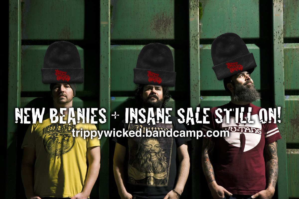 Trippy Wicked (@trippywicked) on Twitter photo New beanie pre-order still on. Insane sale still on.
trippywicked.bandcamp.com/merch New beanie pre-order still on. Insane sale still on.
trippywicked.bandcamp.com/merch