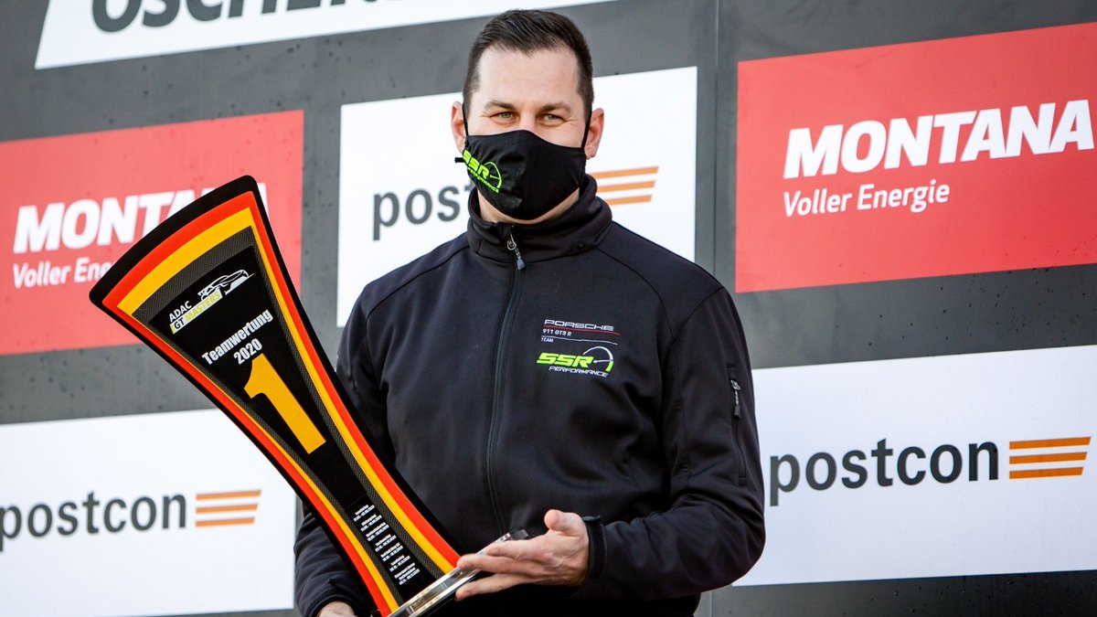 PorscheRaces's tweet photo. #gtmasters - One-two win for #Porsche in @gtmasters championship! #MichaelAmmermüller and @EngelhartChris secured the drivers title while #RobertRenauer is vice champion. Double succes as well in the team ranking: Victory for #SSRPerformance and P2 for @herberthmotors1. Congrats! https://t.co/VYdNnXQ39D