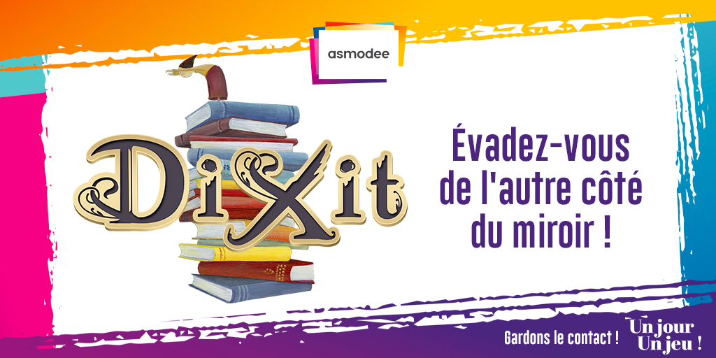 asmodee_fr's tweet photo. 🐇 #CONCOURS ! 😀

Tentez de gagner #Dixit et sa nouvelle extension #Mirrors (sortie le 13/11 chez @Libellud )

Pour participer :
✅ Follow @Asmodee_fr
 + RT ce tweet
✅ Tag ton partenaire de jeu
💡 Jouez aussi sur FB+Insta

TAS mardi 10/11 à 14h #j2s https://t.co/eUVTmaosKR