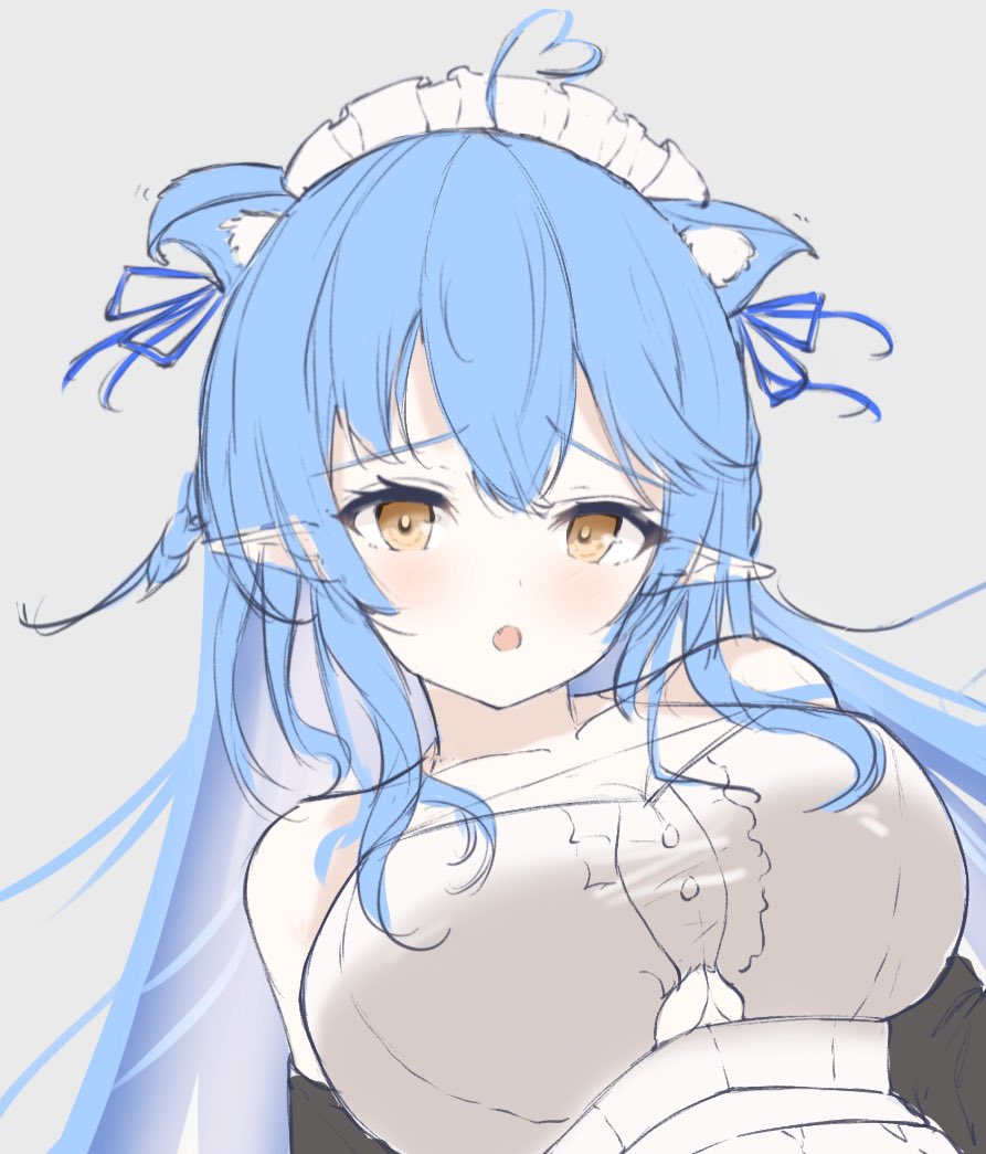 猫耳メイドラミィちゃんラフ 