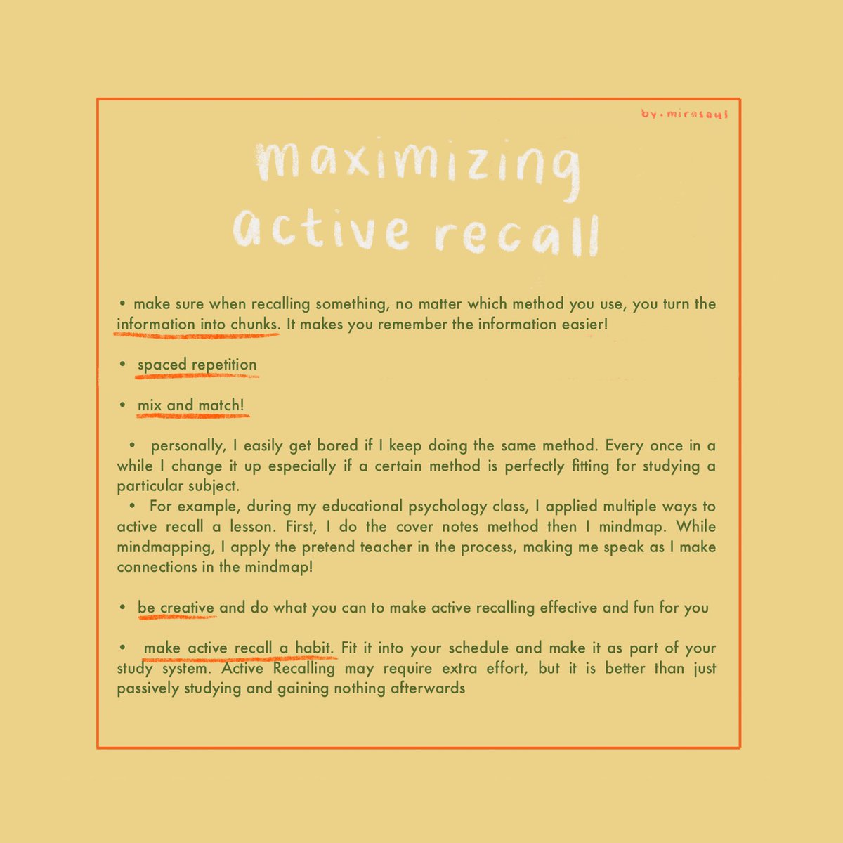 — Maximizing Active Recall + References