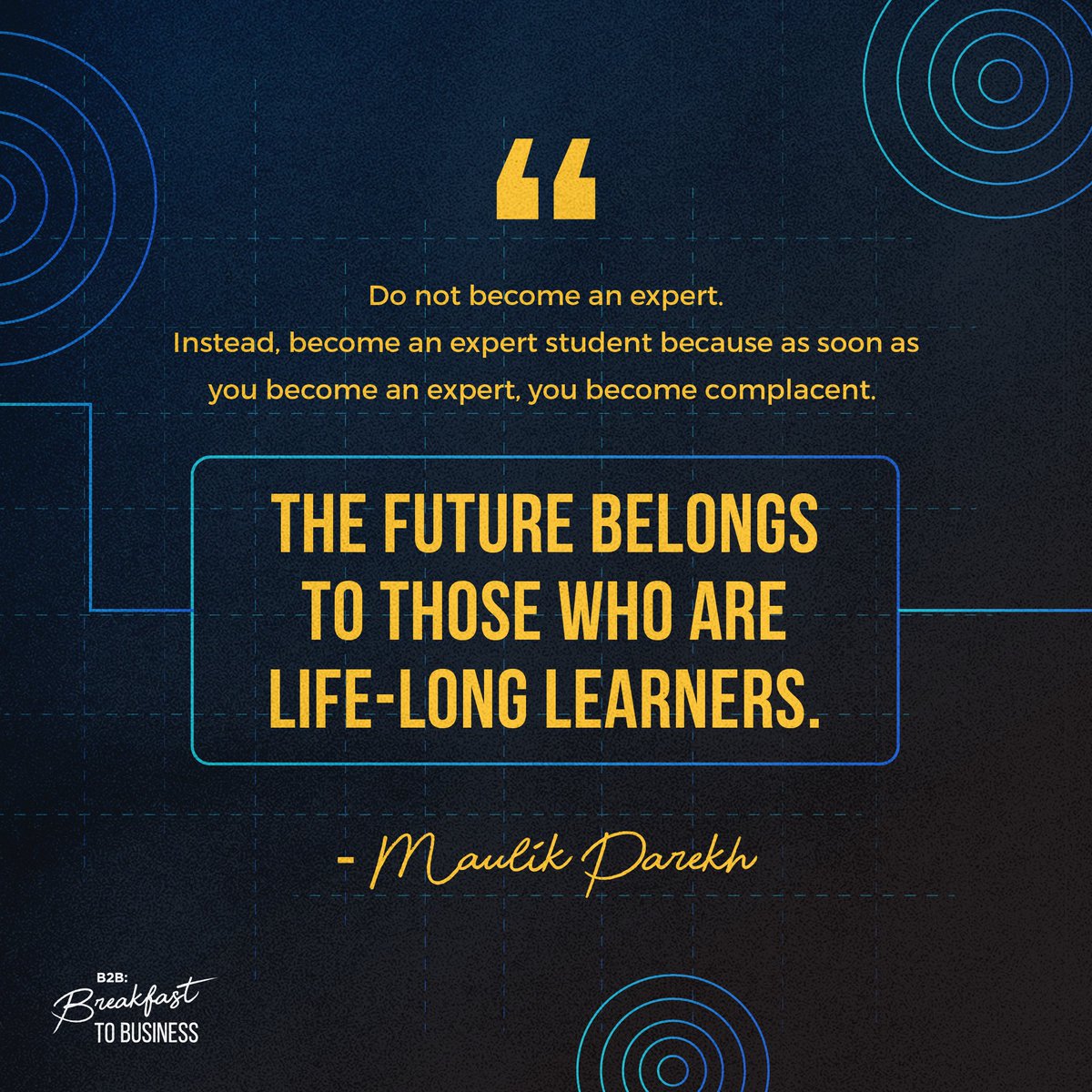 TeamAsiaPH's tweet photo. Find out how to be an expert student and future-proof leader in our latest B2B episode with Maulik Parekh. Tune in here: https://t.co/gMrT9aHkyo

#B2B #BreakfastToBusiness #FutureproofWithMaulik #FutureproofYourCareerAndCompany https://t.co/QSqV0zUU1q