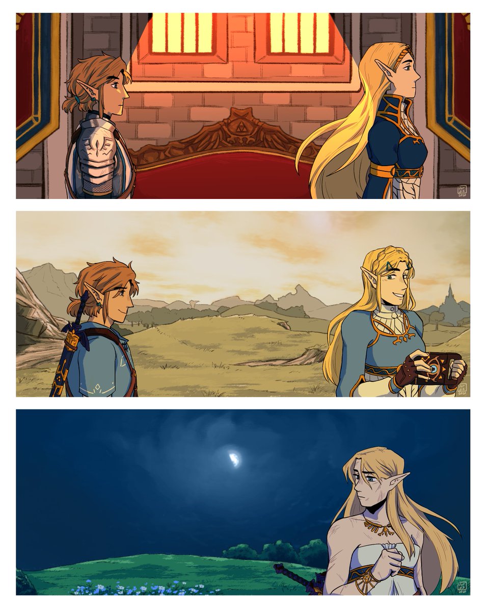 three paces behind

#zelink #botw #ageofcalamity 