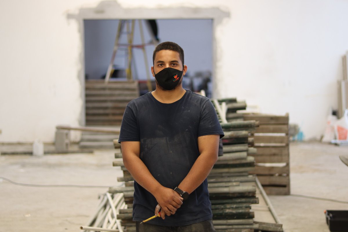 Fix_Forward's tweet photo. Gamidul has been part of Fix Forward for just under two years.  He has gone from what he calls a “fix your plug electrician” who used to catch the taxi with a small bag of borrowed tools, to wiring big buildings.  

Read Gamidul’s story here: https://t.co/PvVEPItOzA https://t.co/qps4ZmHLmW