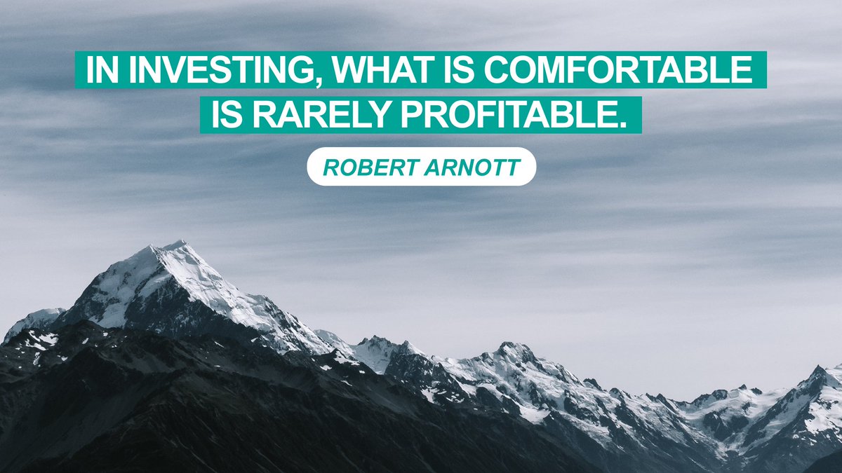 WealthTortuga's tweet photo. At times, you will have to step out of your comfort zone to realize significant gains.
Do you agree?

#Investing #RiskManagement #RobertArnott #WealthCreation #WealthManagers #WealthManagement #InvestmentAdvisor #Tortuga https://t.co/0NtFEYb1ZP
