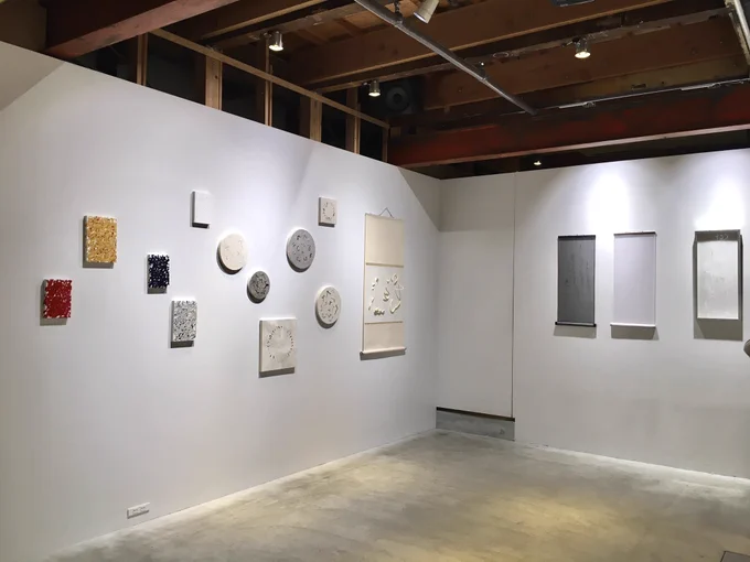 京都下京区 haku galleryにて國廣沙織さん個展「The ultimate in line」を観ました。会期は11/4-11/8で終了済。@hiragana_tokyo @haku19212776 