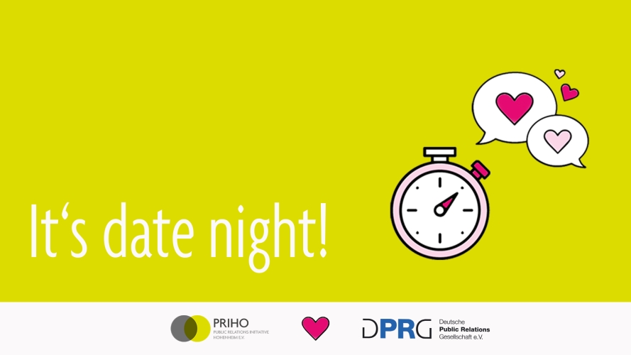 DPRGde's tweet photo. PRofessional — Das Speed Dating für den Berufseinstieg > Am 17. November berichten sieben PR-Professionals aus ihrem Berufsalltag. https://t.co/DgyqdxqBE2 @alena_kiba @Prihoev @chris_colombo @Lizsbeth__ @Julia_Maria1909 @M_Offermann @friederike_vees #DPRG #PR https://t.co/vZTDulCG9K